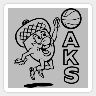 Defunct Oakland Oaks ABA Basketball Magnet